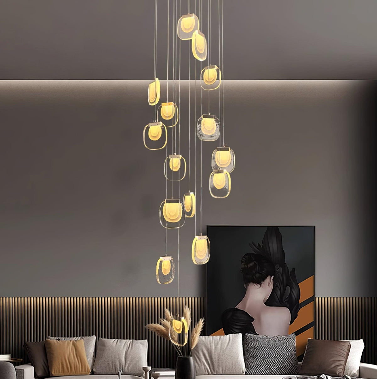 Glass Ripples Pendant Lamp — product view 28