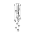 Glass Ripples Pendant Lamp — product view 46