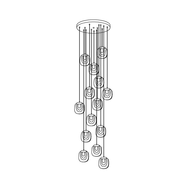Glass Ripples Pendant Lamp — product view 47