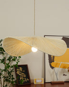 Straw Hat Metal Pendant Light — product view 4