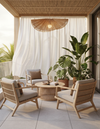 Straw Hat Metal Pendant Light — product view 6