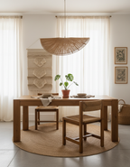 Straw Hat Metal Pendant Light — product view 8