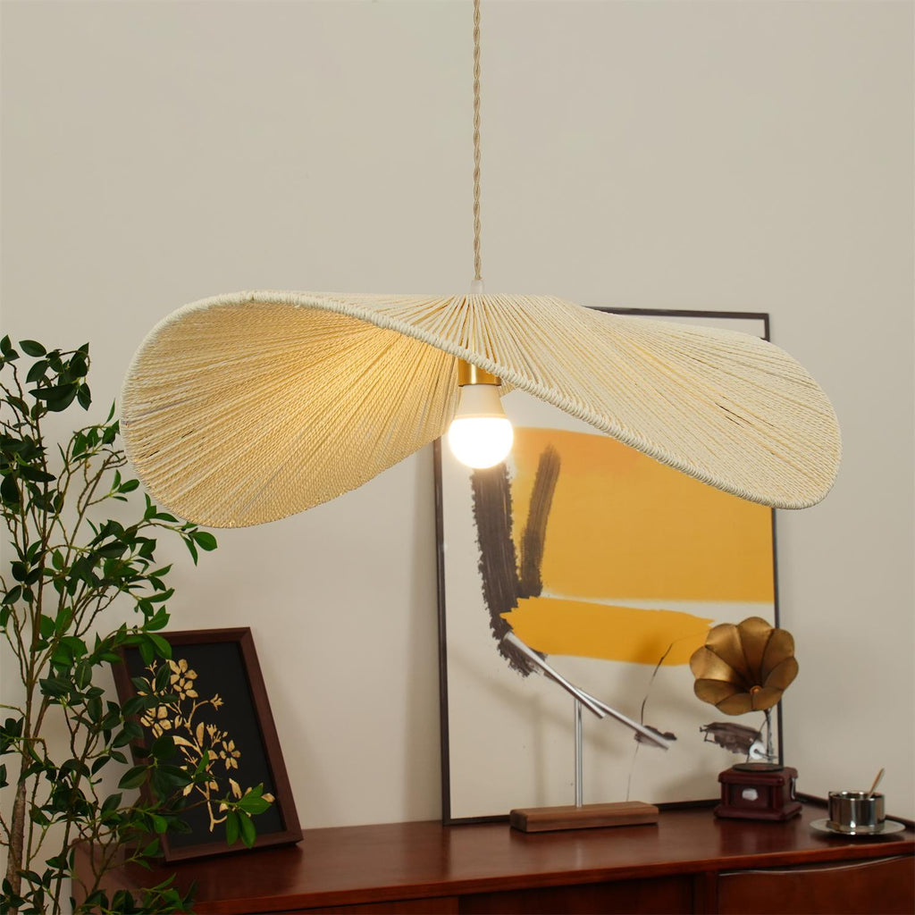 Straw Hat Metal Pendant Light — product view 22