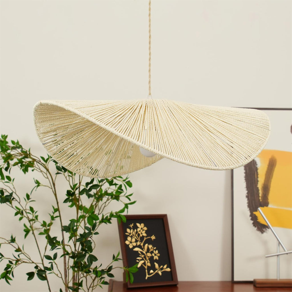 Straw Hat Metal Pendant Light — product view 34