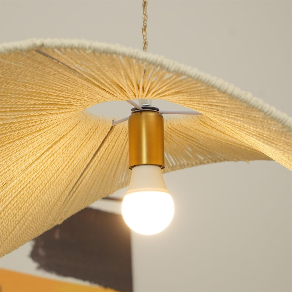 Straw Hat Metal Pendant Light — product view 36
