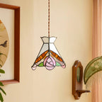 Tiffany Rose Glass Pendant Lamp — product view 4