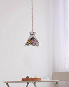 Tiffany Rose Glass Pendant Lamp — product view 11
