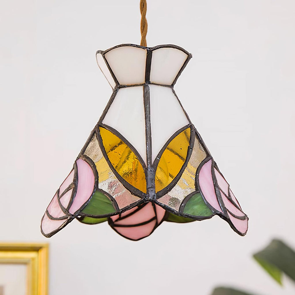 Tiffany Rose Glass Pendant Lamp — product view 16
