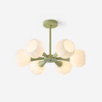 Bethel Pumpkin Glass Chandelier — product view 1