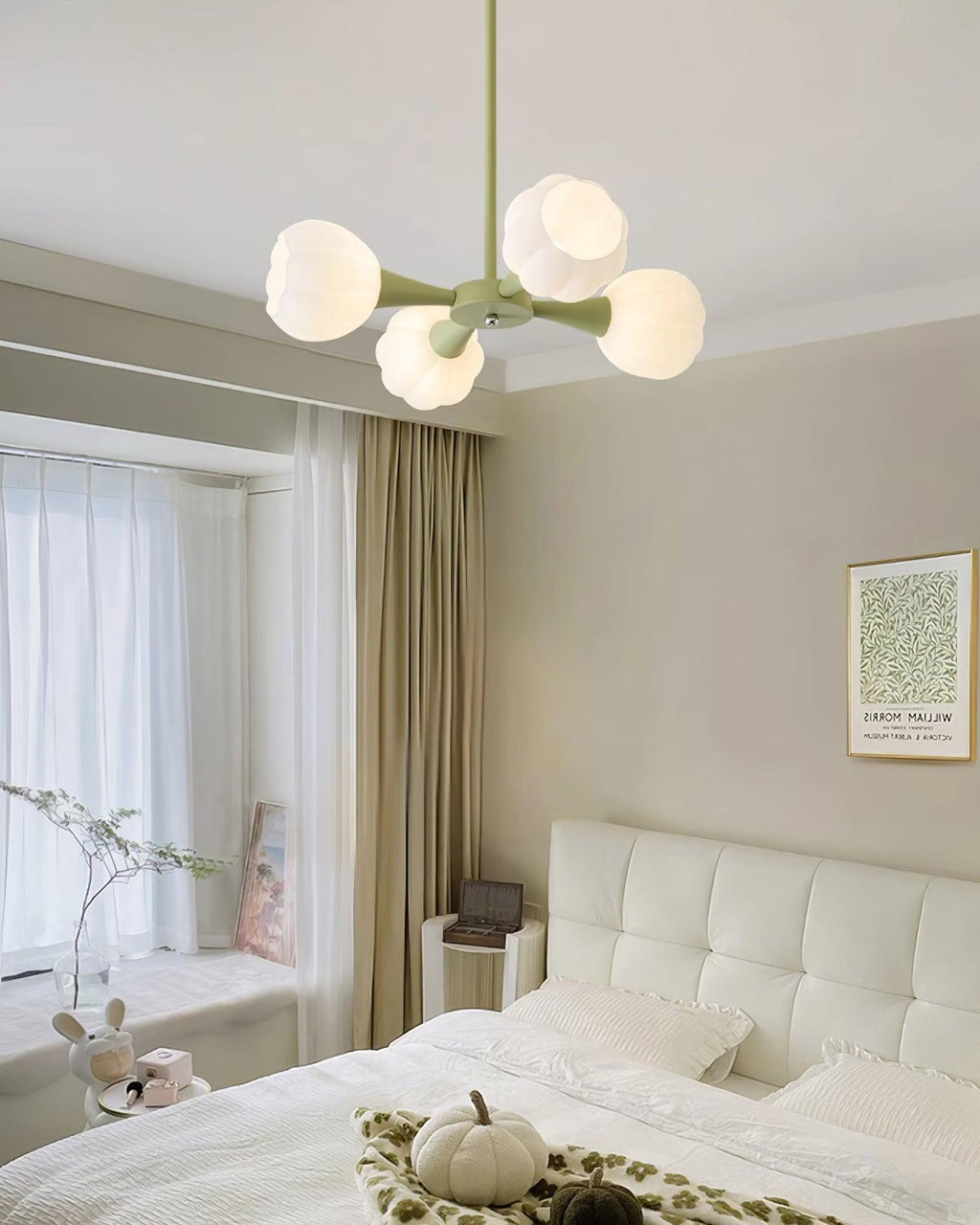 Bethel Pumpkin Glass Chandelier — product view 8