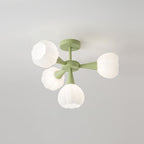 Bethel Pumpkin Glass Chandelier — product view 16