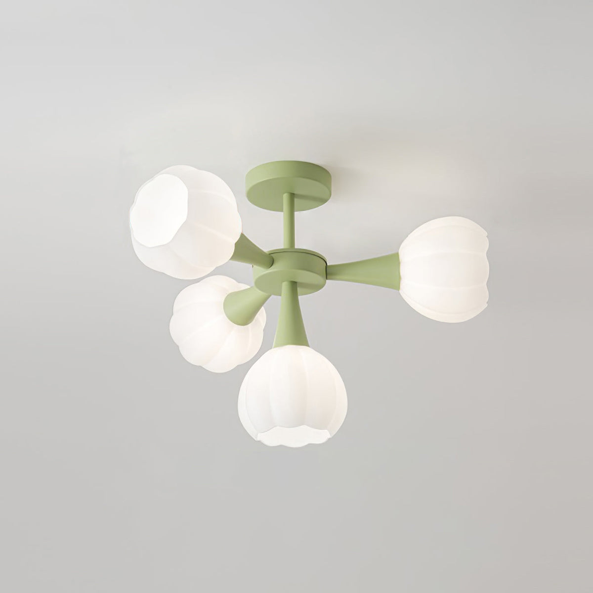 Bethel Pumpkin Glass Chandelier — product view 16