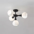Bethel Pumpkin Glass Chandelier — product view 19