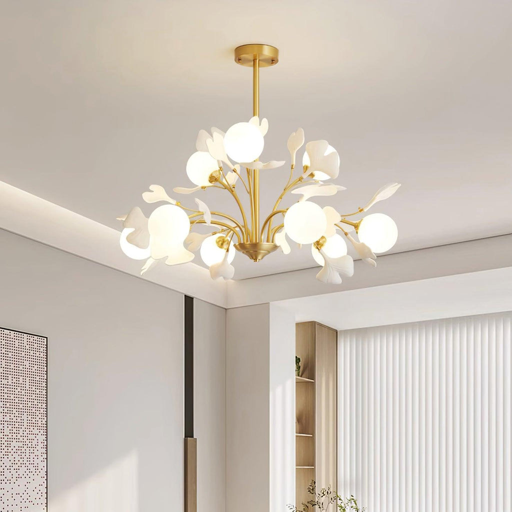 Vico Gingko Glass Chandelier — product view 2
