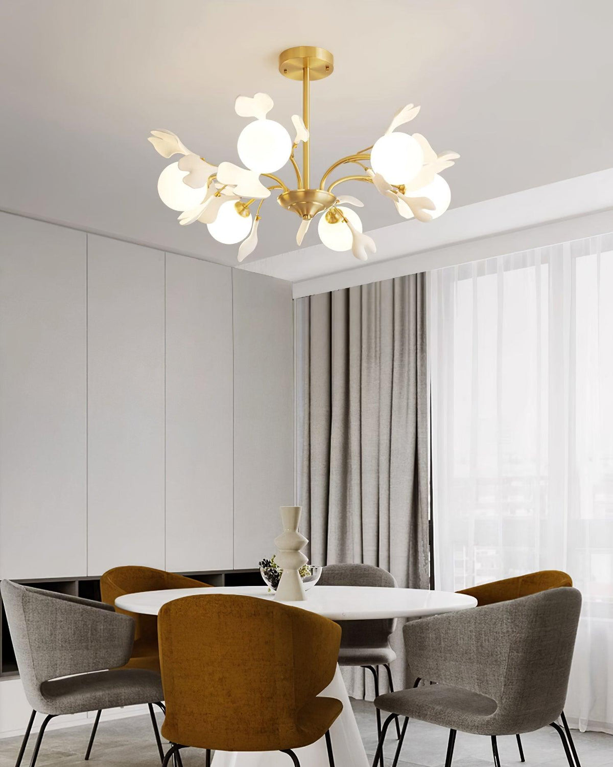 Vico Gingko Glass Chandelier — product view 4