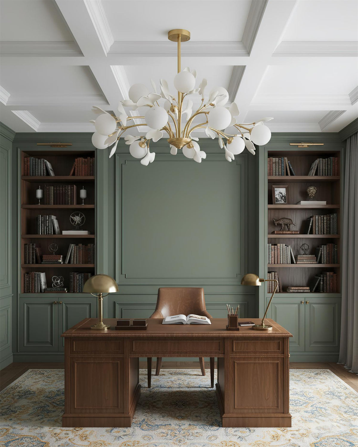 Vico Gingko Glass Chandelier — product view 9