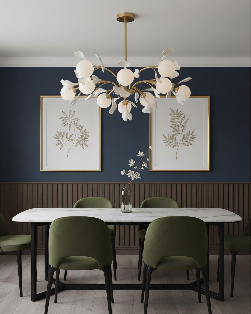 Vico Gingko Glass Chandelier — product view 10