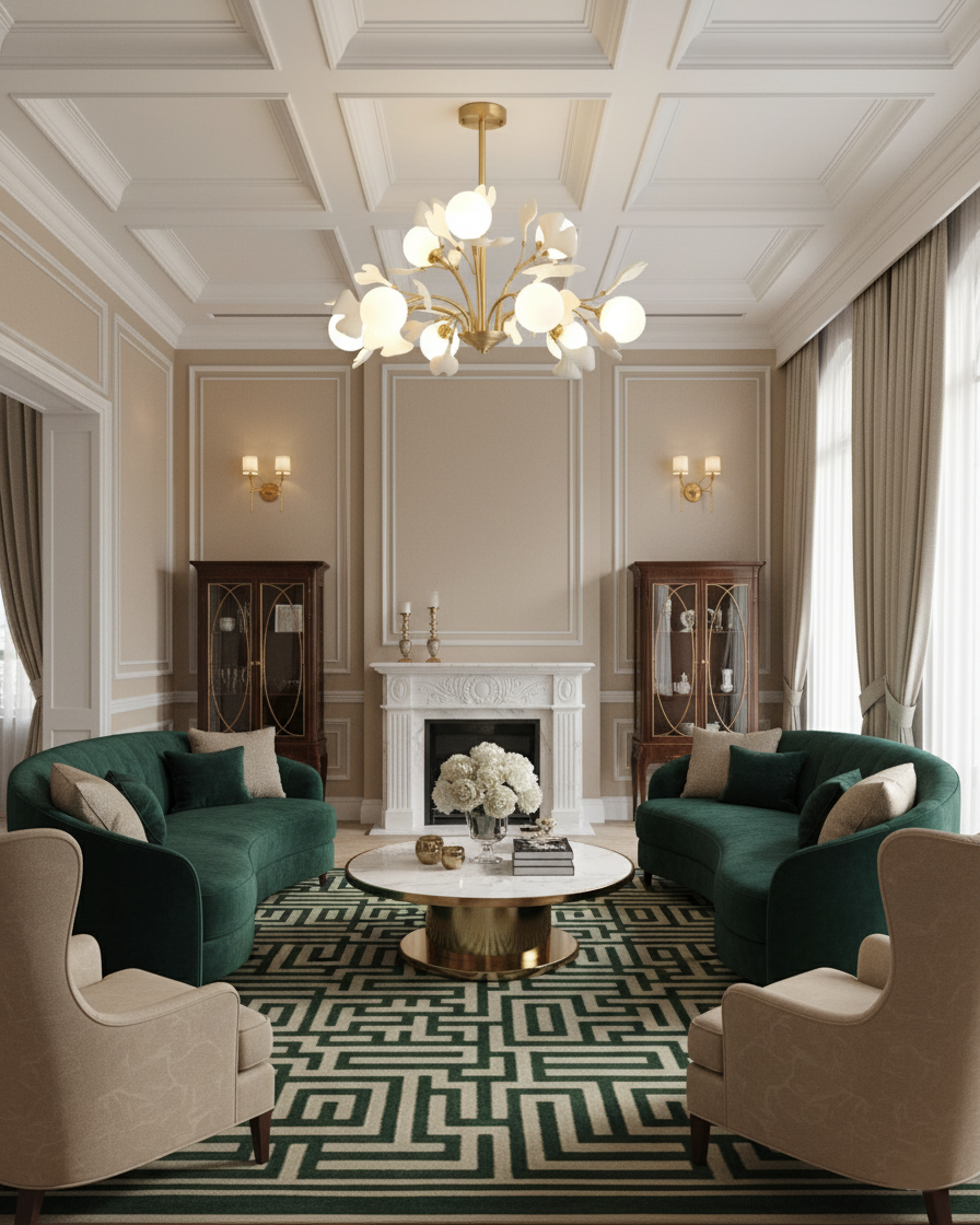 Vico Gingko Glass Chandelier — product view 14