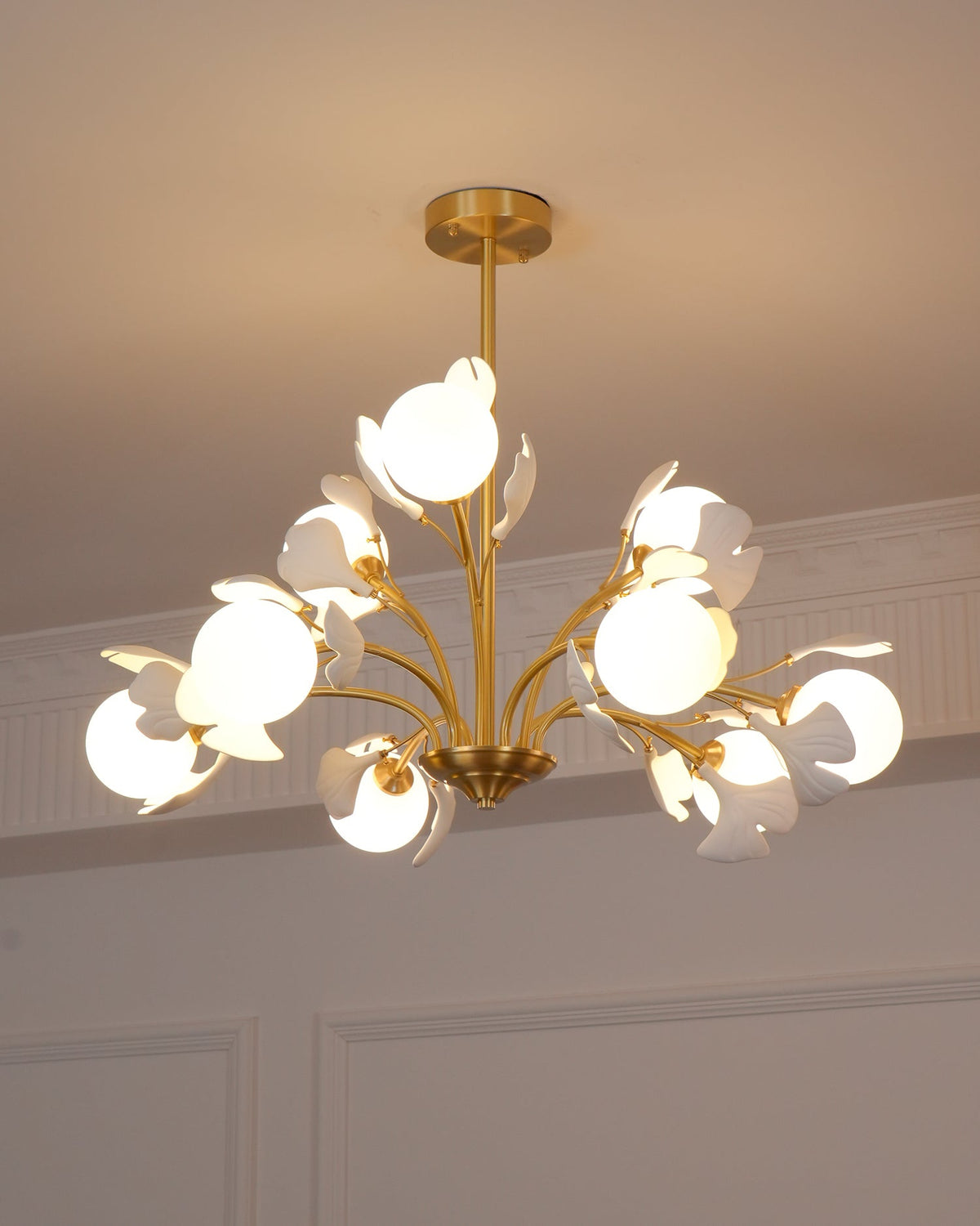 Vico Gingko Glass Chandelier — product view 22