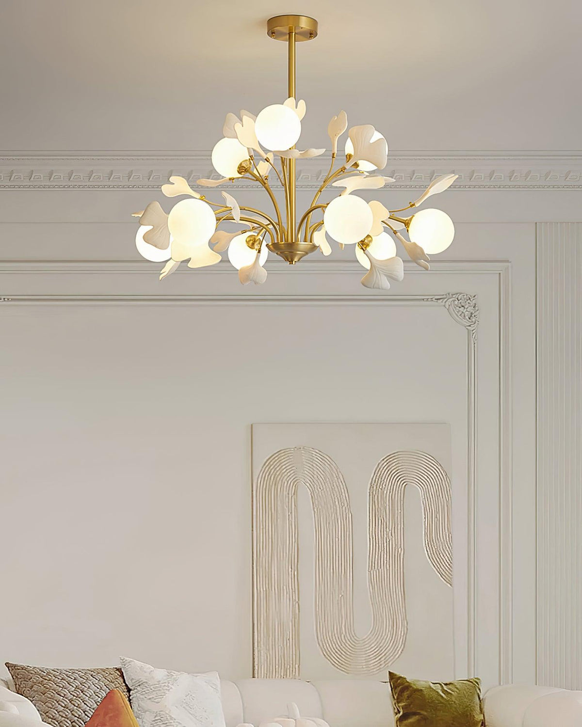 Vico Gingko Glass Chandelier — product view 26