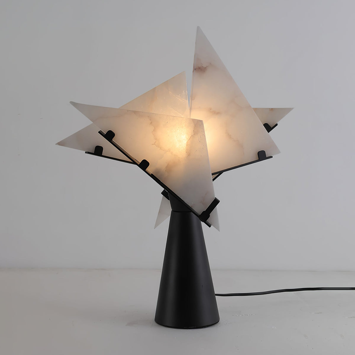 Alabaster Petal Table Lamp – product view 16