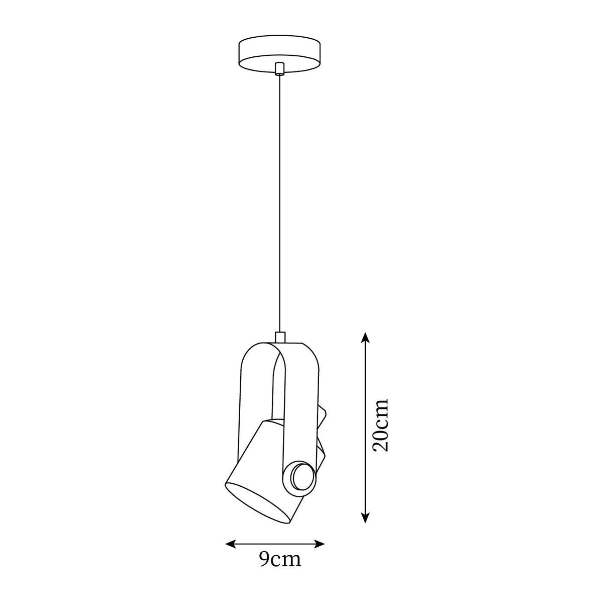Neato Metal Pendant Lamp — product view 5