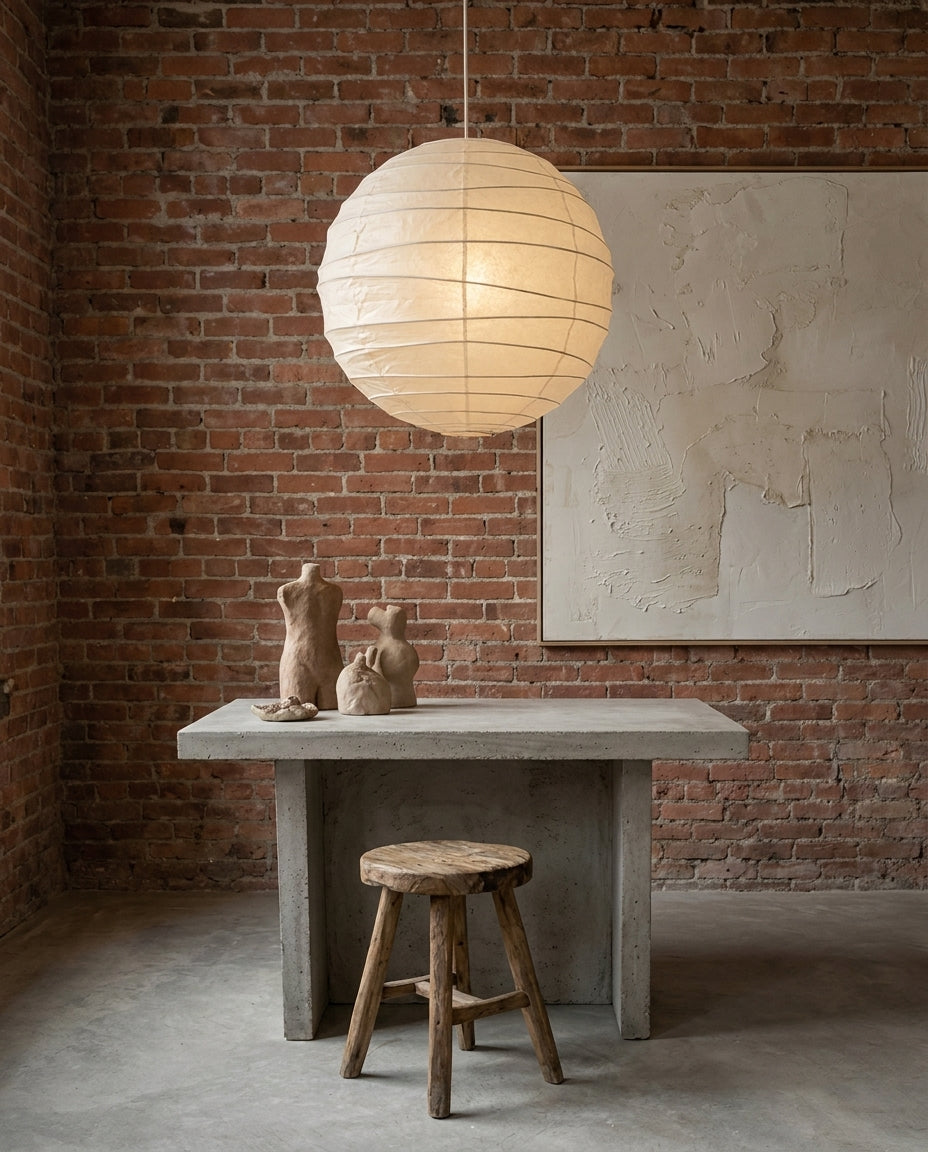 Rice Paper Pendant Lamp R15 — product view 16