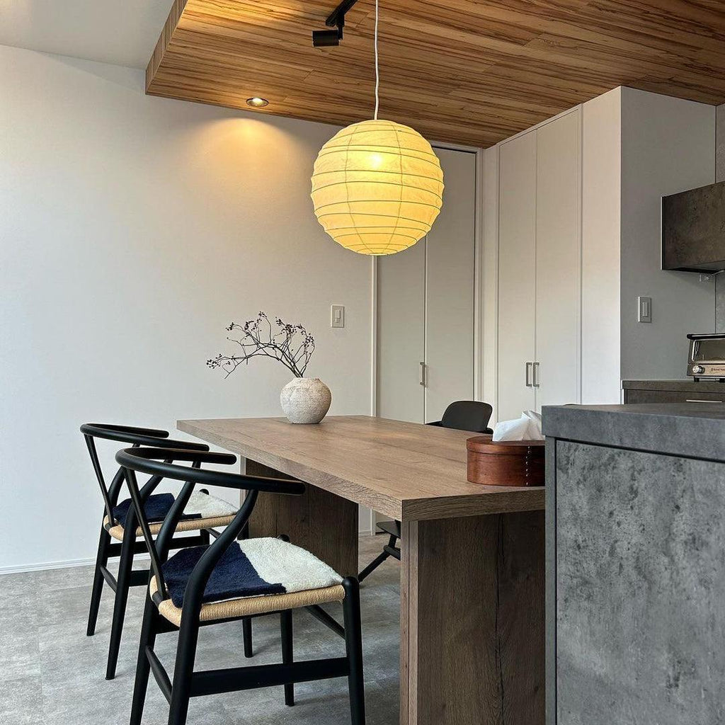 Rice Paper Pendant Lamp R15 — product view 30
