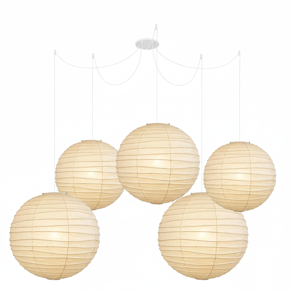 Rice Paper Pendant Lamp R15 — product view 32