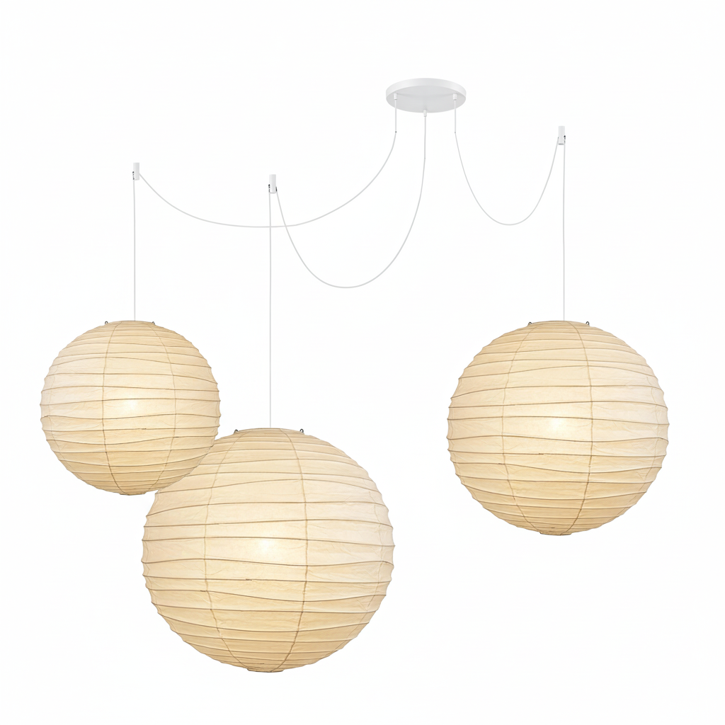 Rice Paper Pendant Lamp R15 — product view 33