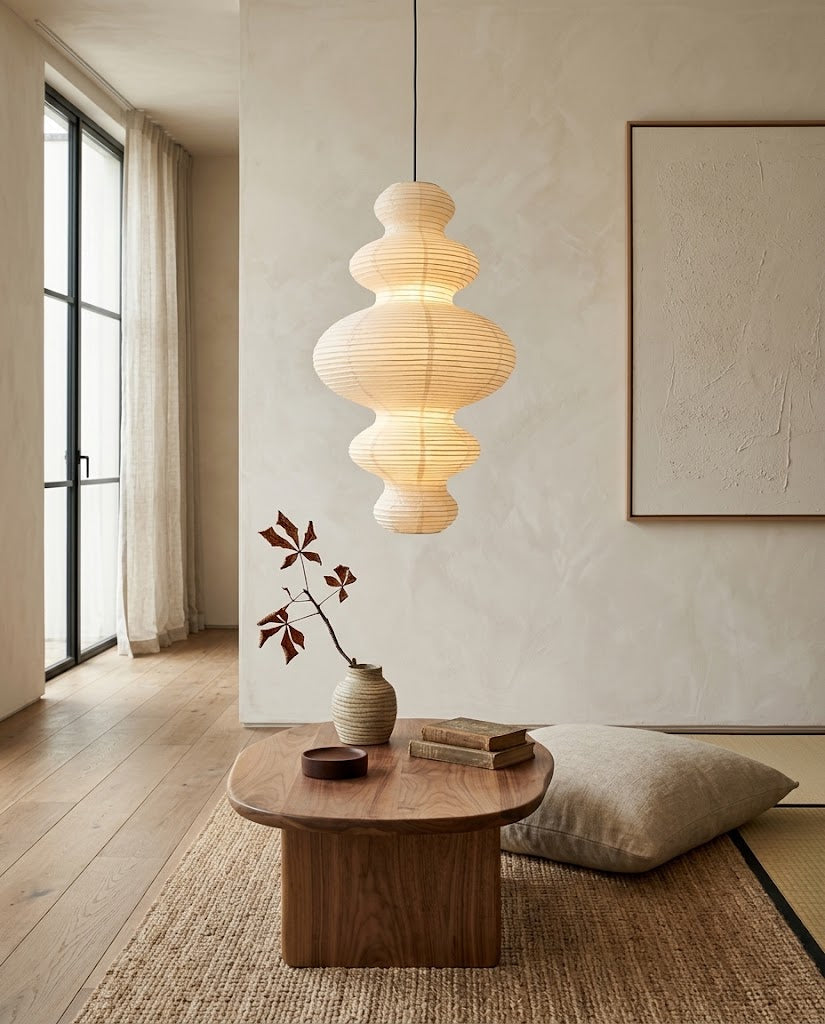 Rice Paper Pendant Lamp R17 — product view 2