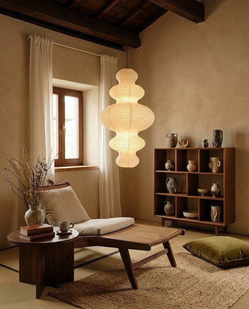 Rice Paper Pendant Lamp R17 — product view 4