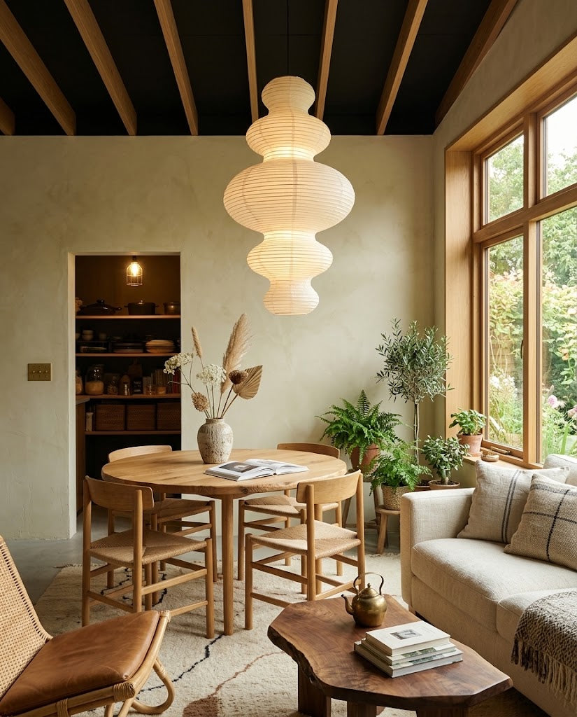 Rice Paper Pendant Lamp R17 — product view 7