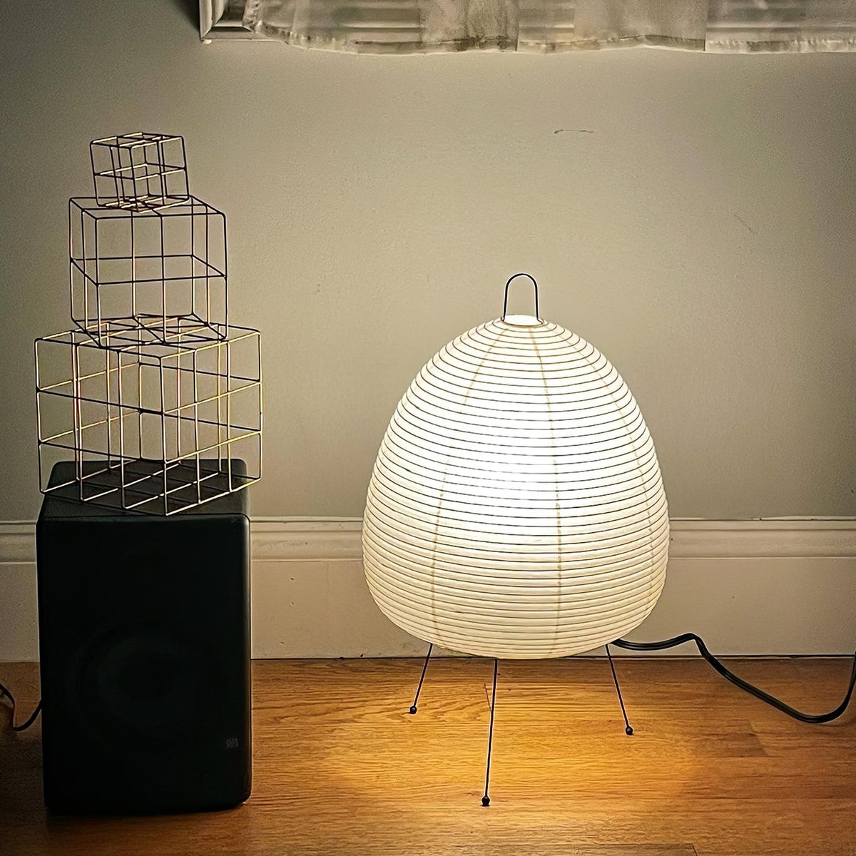 Rice Paper Table Lamp R18 — product view 2