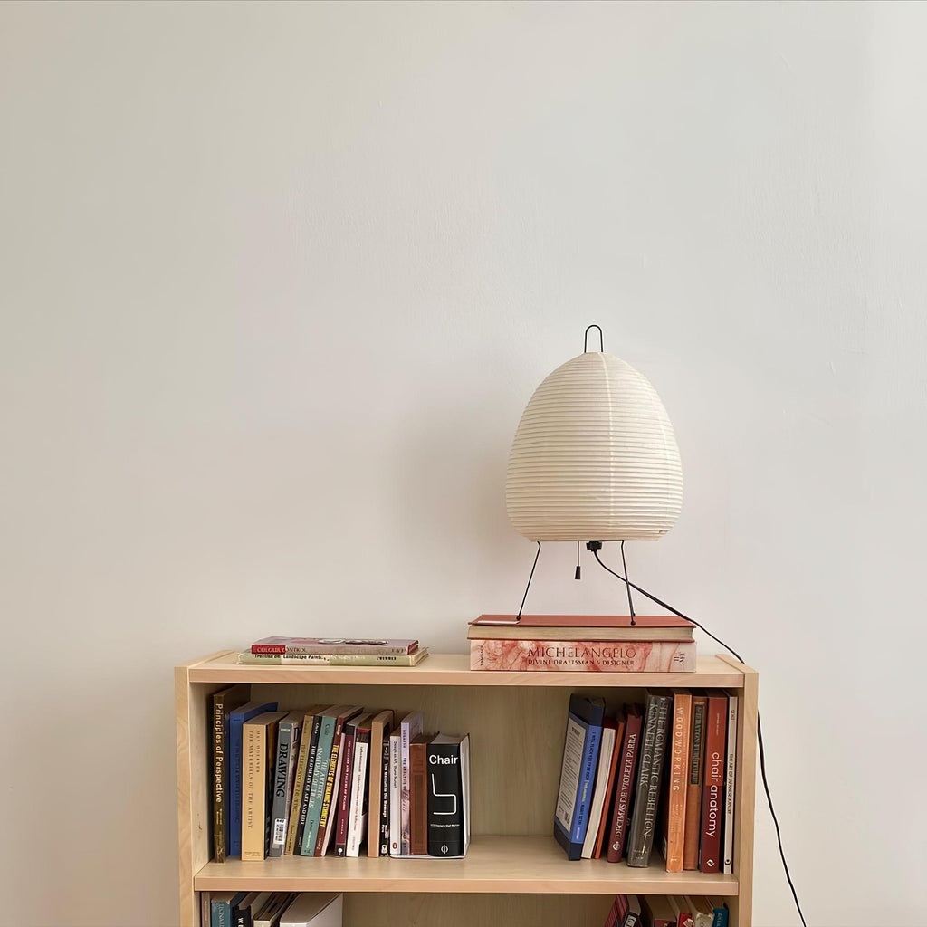 Rice Paper Table Lamp R18 — product view 7