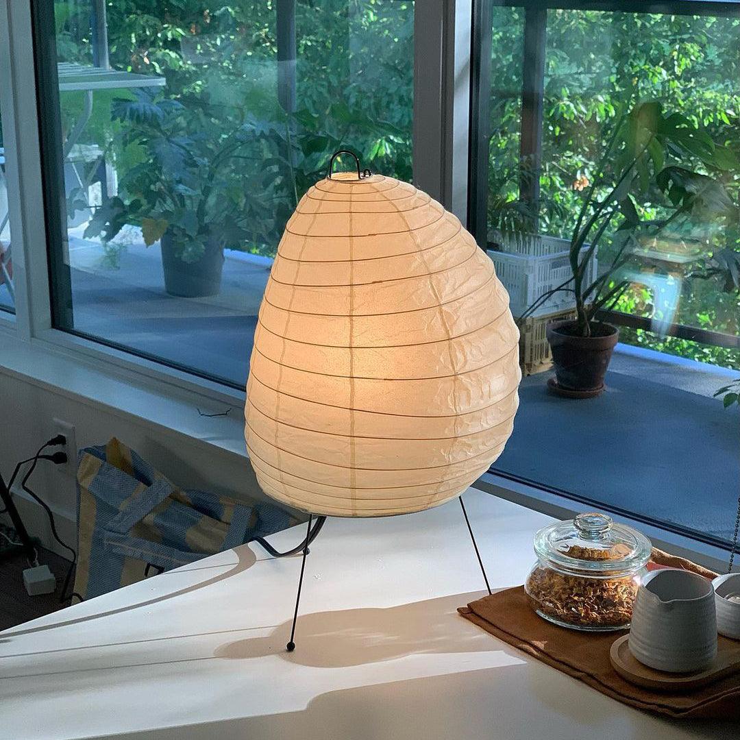 Washi Paper Table Lamp — product view 2