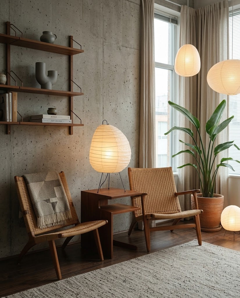 Washi Paper Table Lamp — product view 15