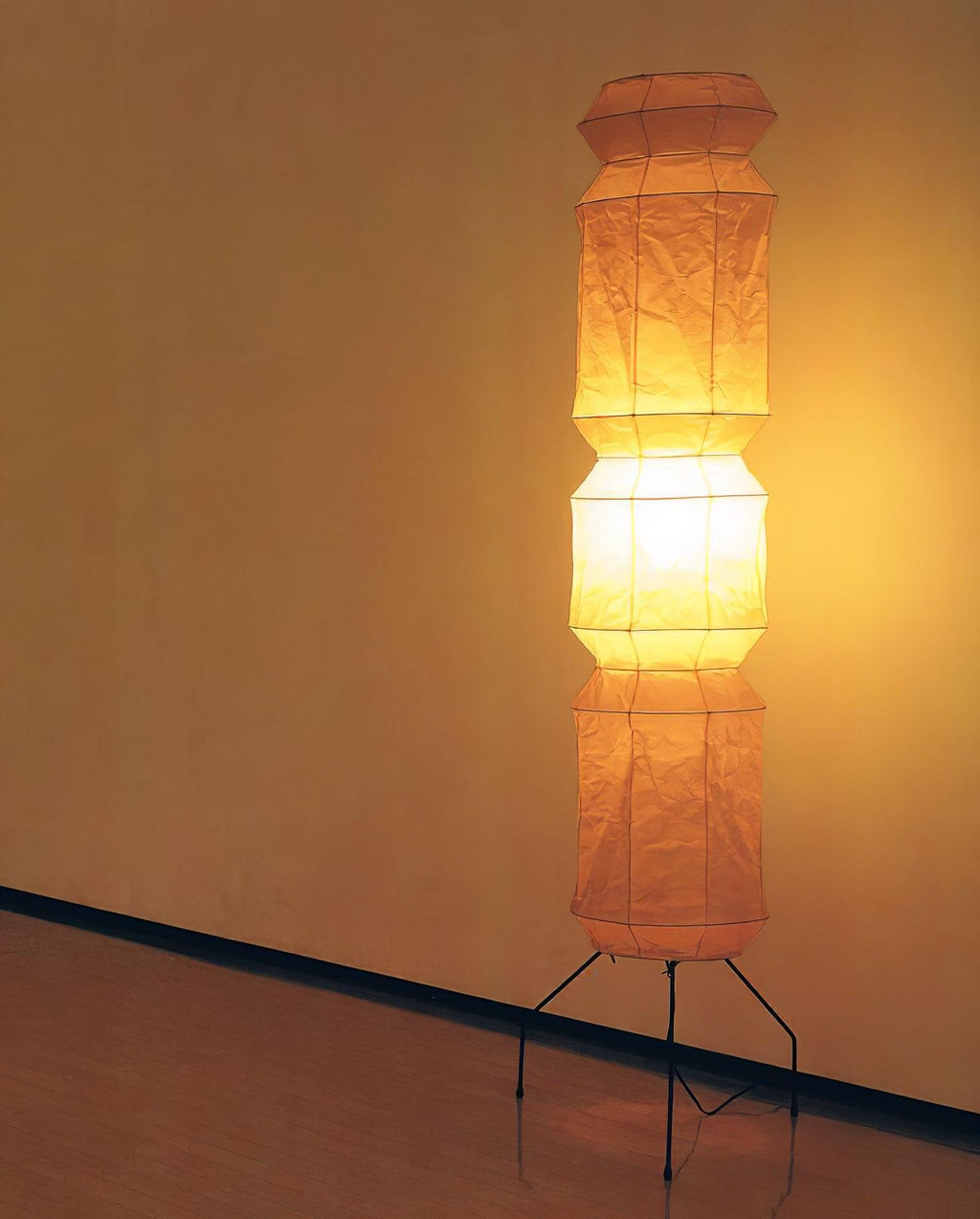 Rice Paper Floor Lamp R21 — product view 8