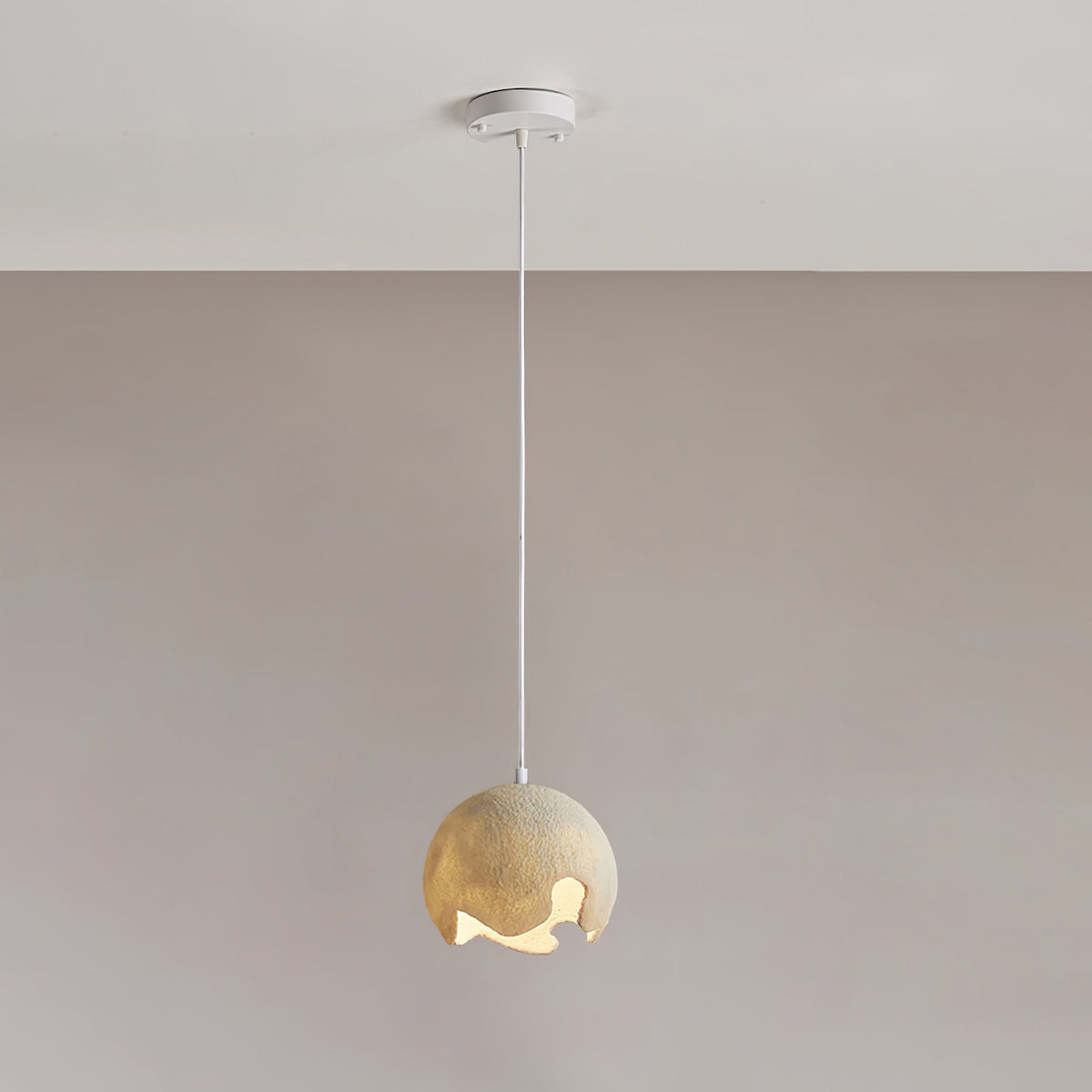 Moon Crater Metal Pendant Lamp — product view 3