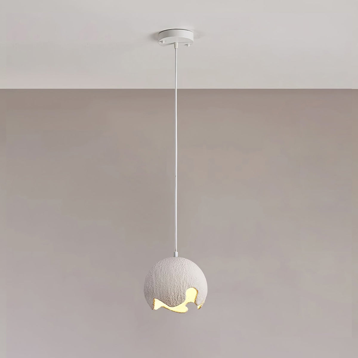 Moon Crater Metal Pendant Lamp — product view 4