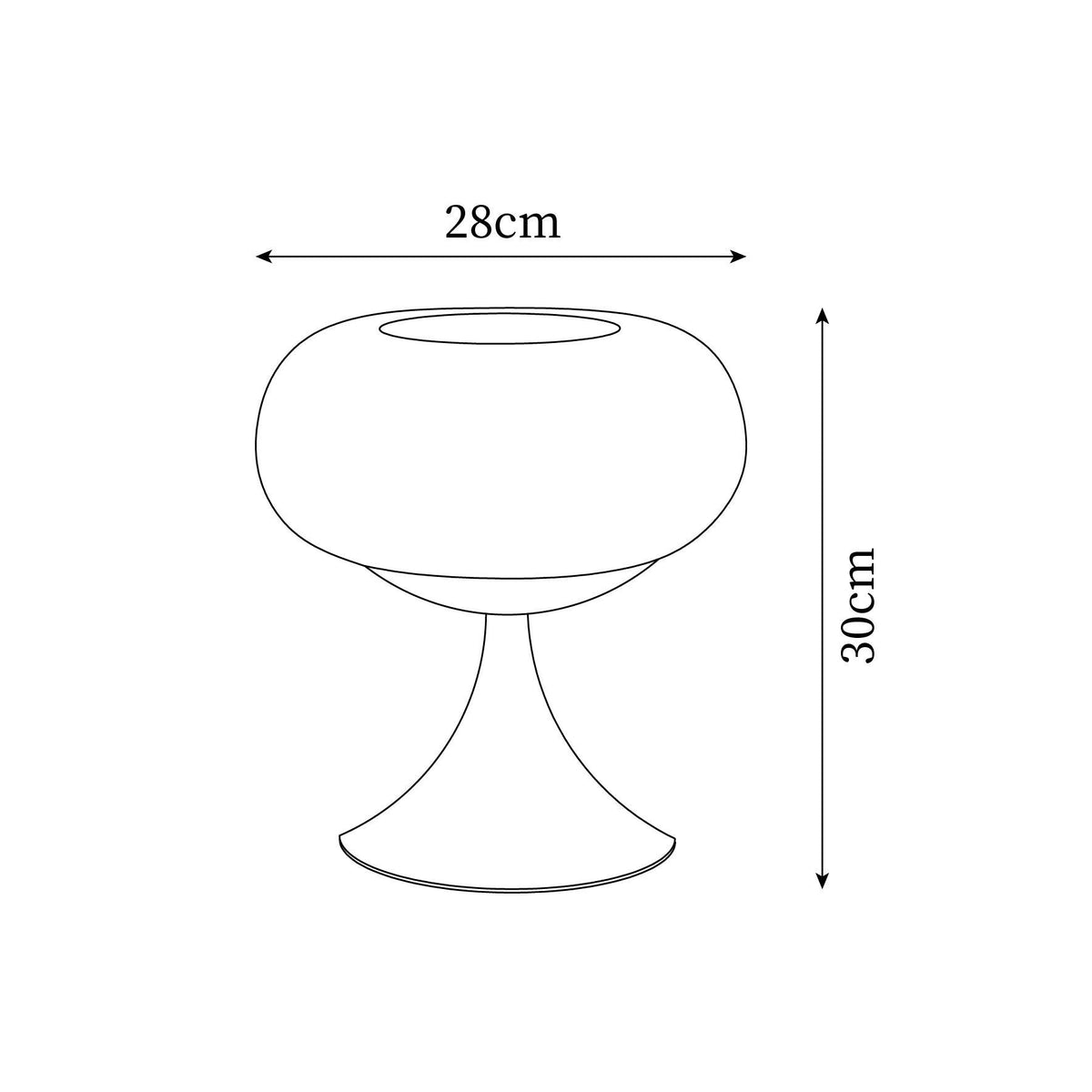Lollipop Glass Table Lamp — product view 5