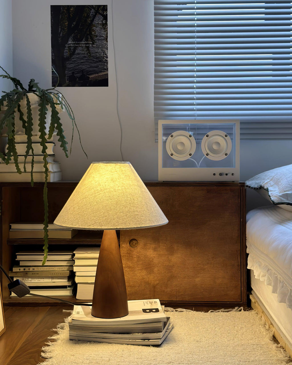 Sandstone Wood Table Lamp — product view 4