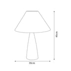 Sandstone Wood Table Lamp — product view 5
