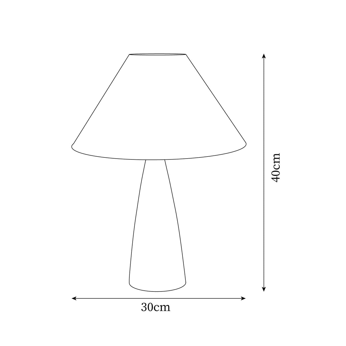 Sandstone Wood Table Lamp — product view 5
