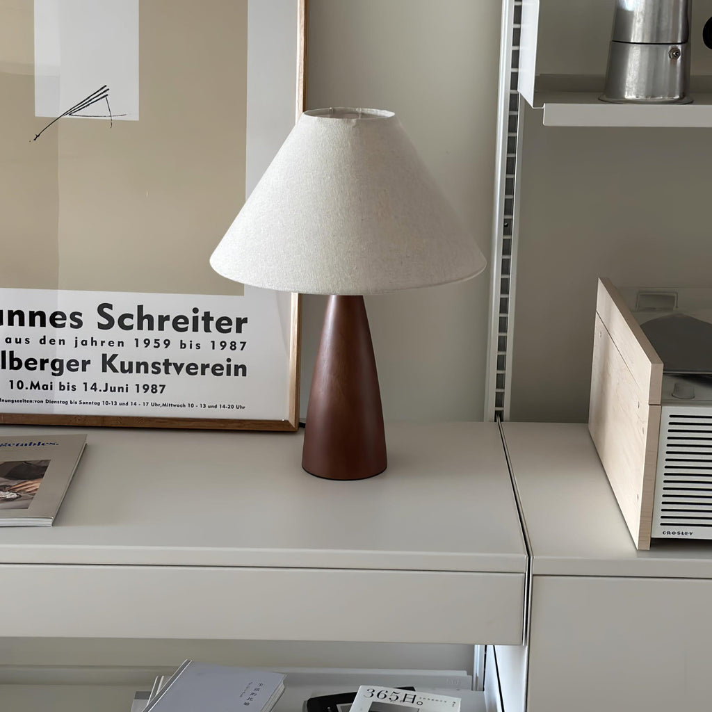Sandstone Wood Table Lamp — product view 9