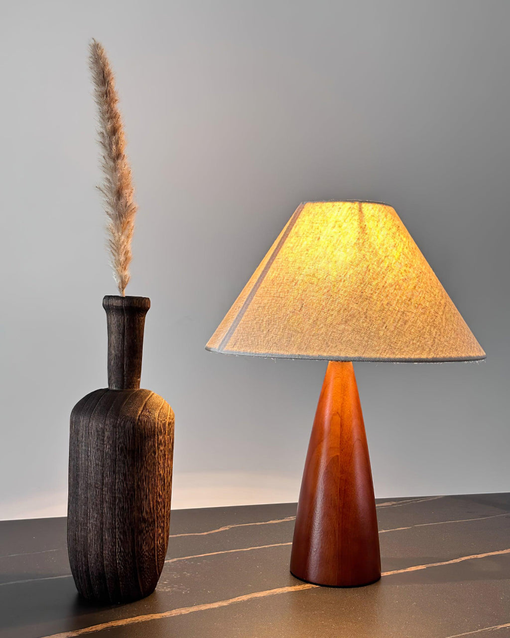 Sandstone Wood Table Lamp — product view 19