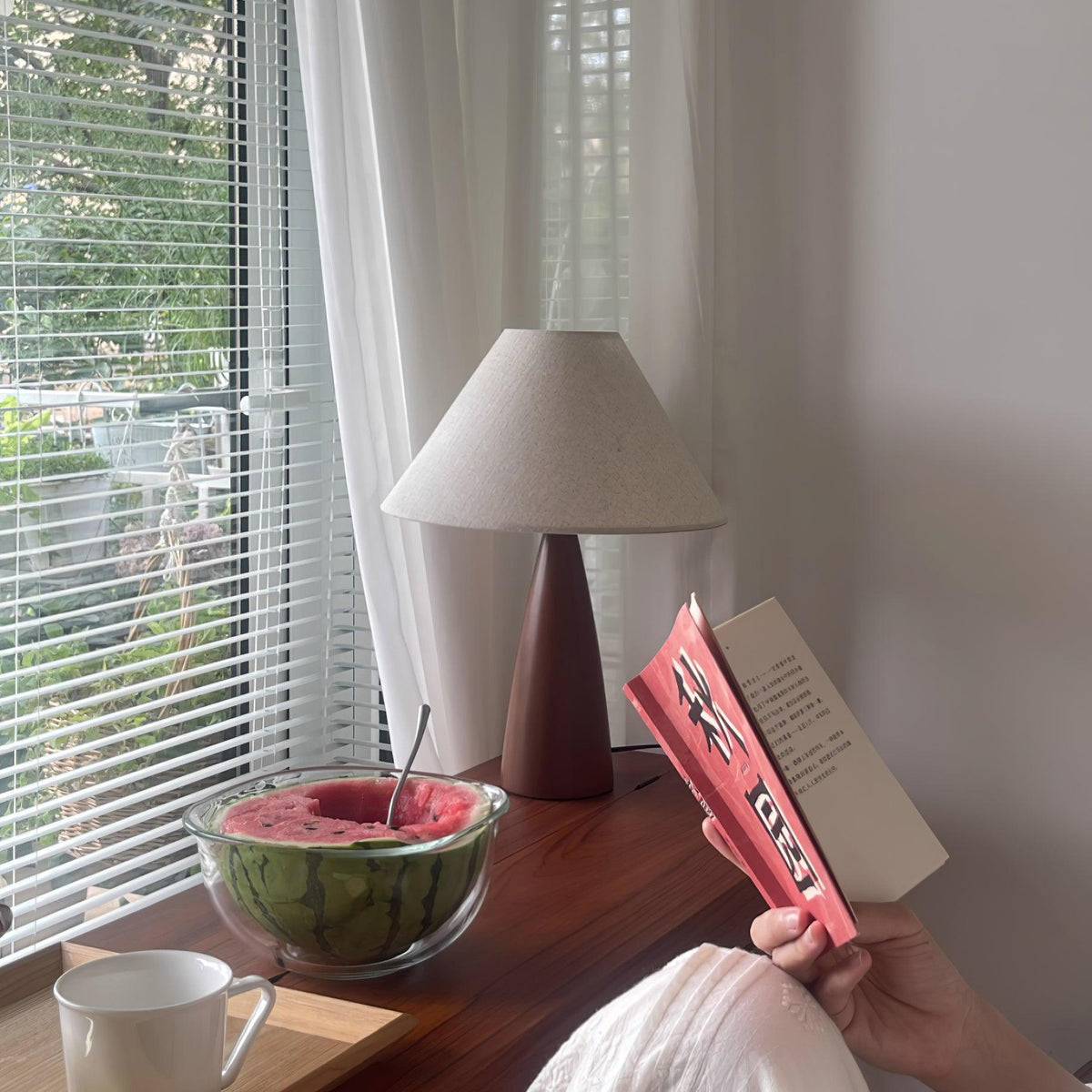 Sandstone Wood Table Lamp — product view 21