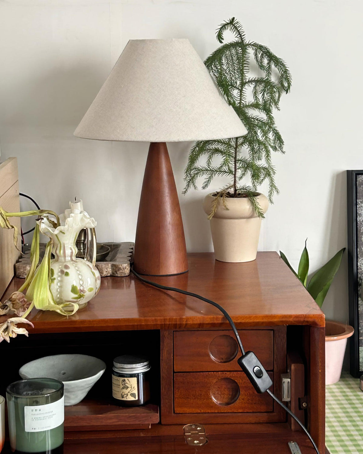 Sandstone Wood Table Lamp — product view 34