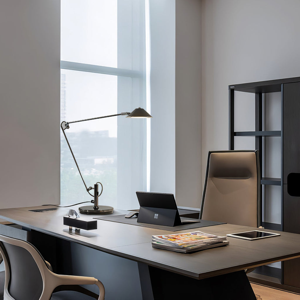 Adjustable Black Office Task Lamp — product view 13