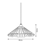 Delfina Wood Pendant Lamp — product view 5